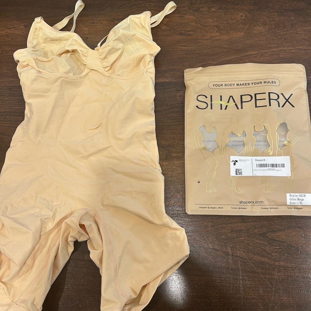 ShaperX Beige Shapewear size large x-large xl - Picture 2 of 2